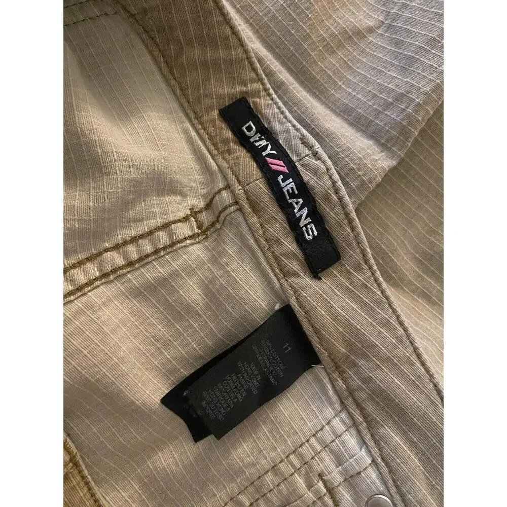 Y2K VTG DKNY‎ JEANS 11 CARGO Pants Low Rise - Picture 8 of 8